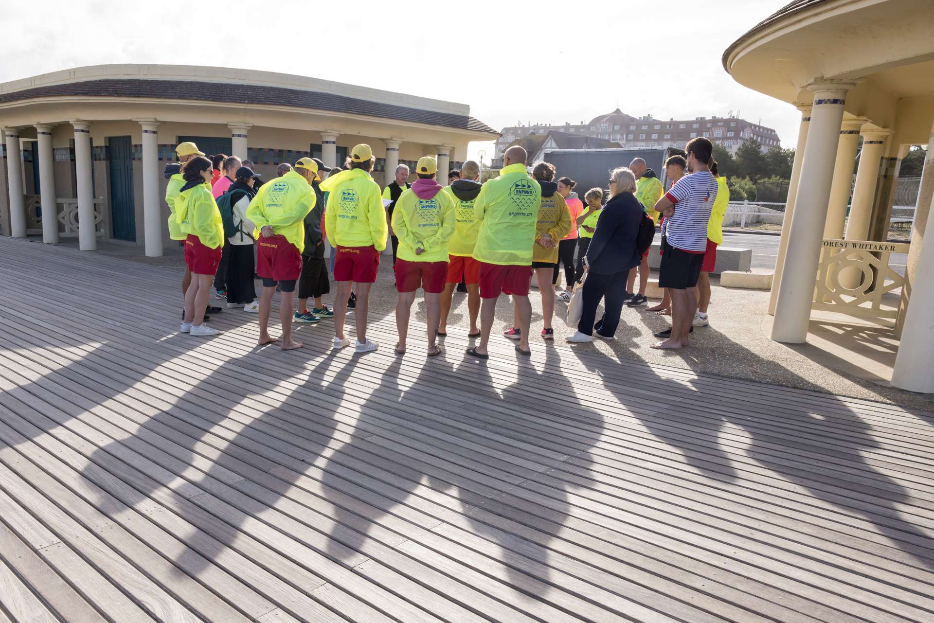 Réunion de préparation avec les Maites Nageurs Sauveteurs à Deauville
