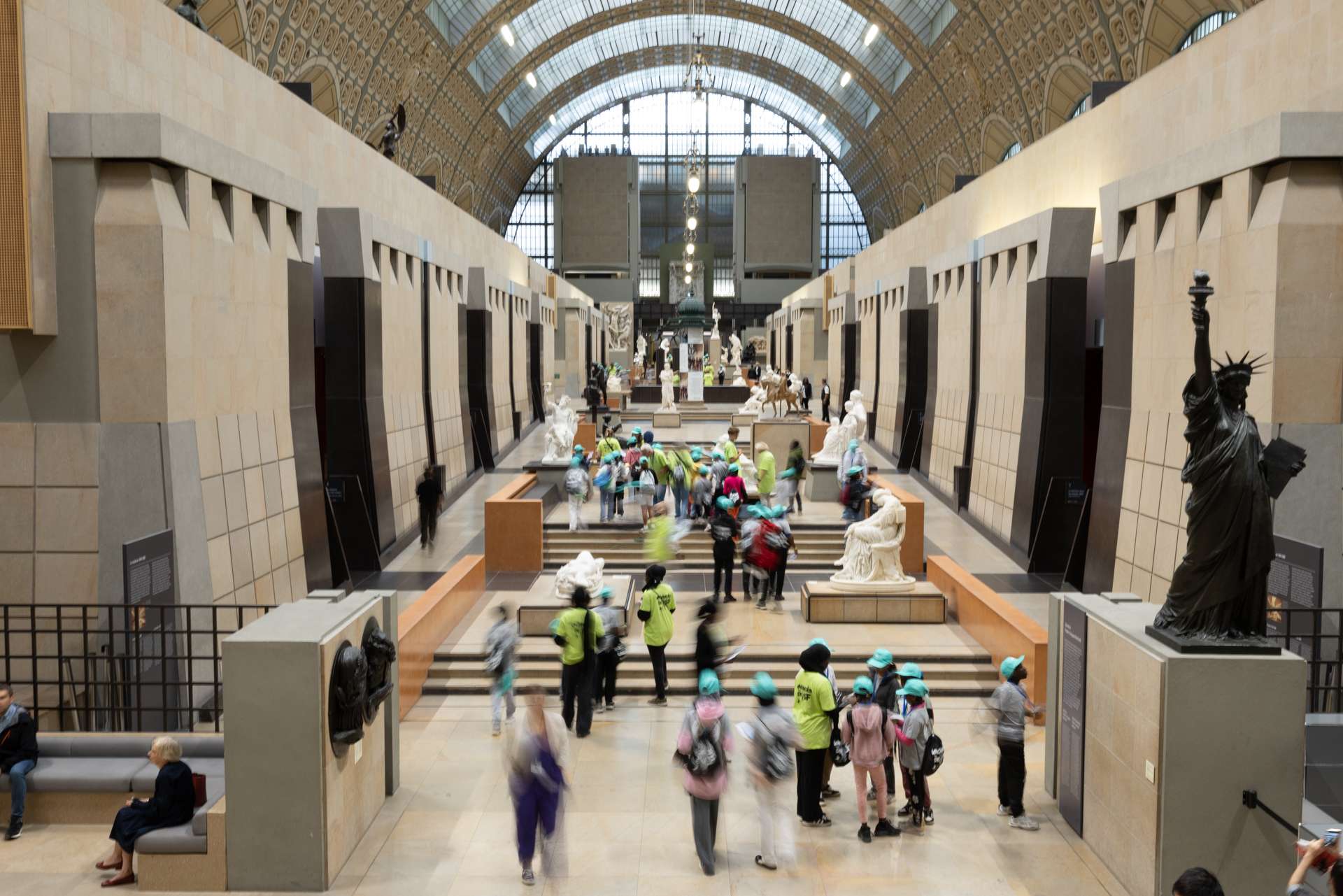 Photo par Antoine Ravet du musée d'Orsay lors de la journée Vacances de Ouf du Secours Populaire.