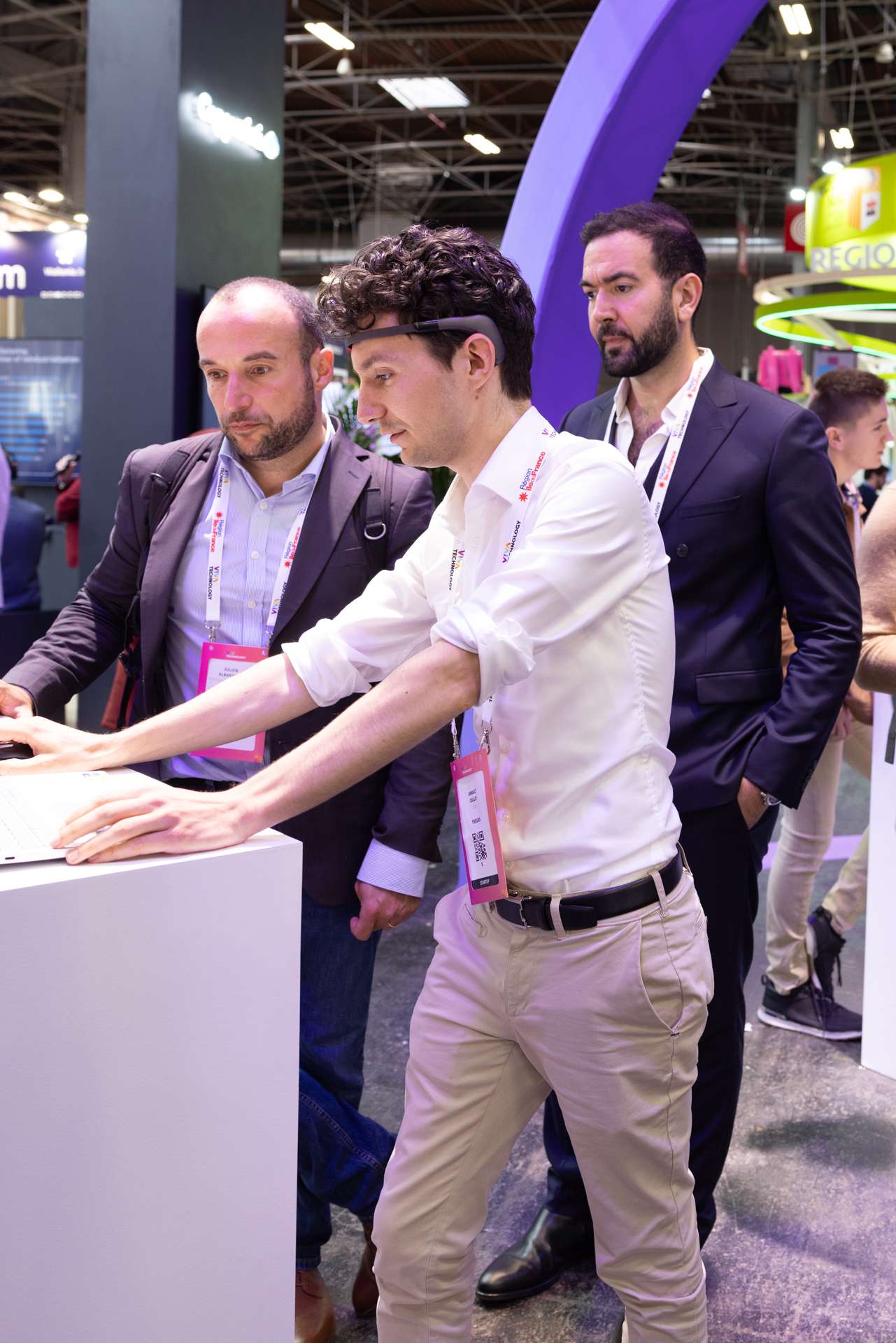 Démonstration par la société YNeuro lors de Vivatech